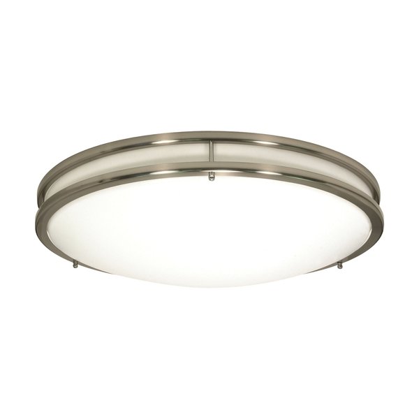 Nuvo Lighting Glamour LED 17 in. Flush Mount - Brushed Nickel - CCT Select 3/4/5K 62/1637